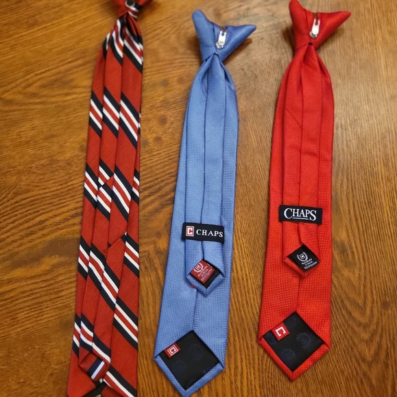 3 pc Chaps clip-on tie set - Picture 2 of 2
